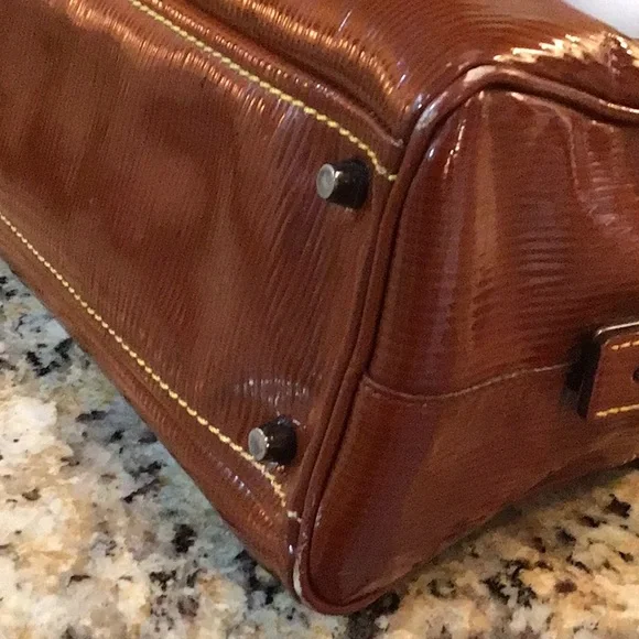 COA❣️❣️Vintage Prada Stampata Grana Pagelia Old Bowler Bag with COA - Picture 9 of 14